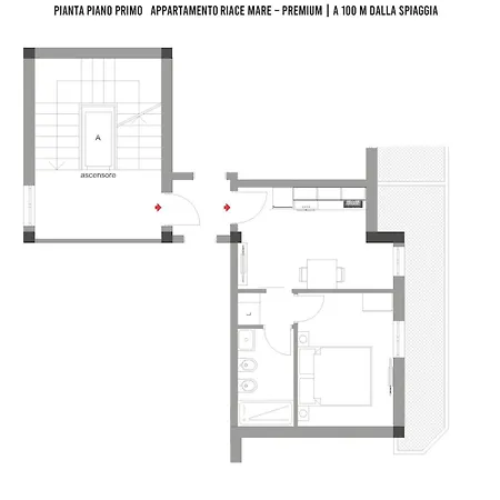Riace Mare A 100 M Dalla アパート *